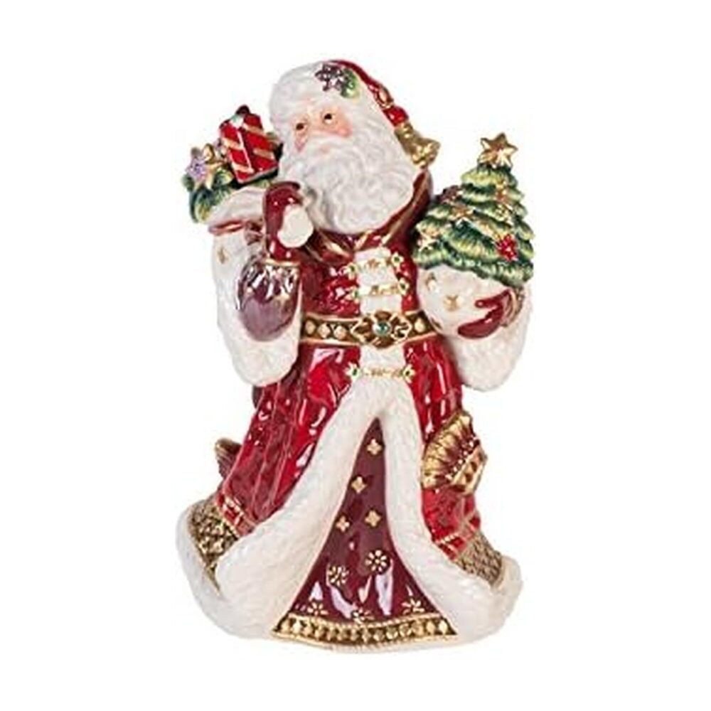 4626 Fitz and Floyd Holiday Musical Renaissance Holiday Santa